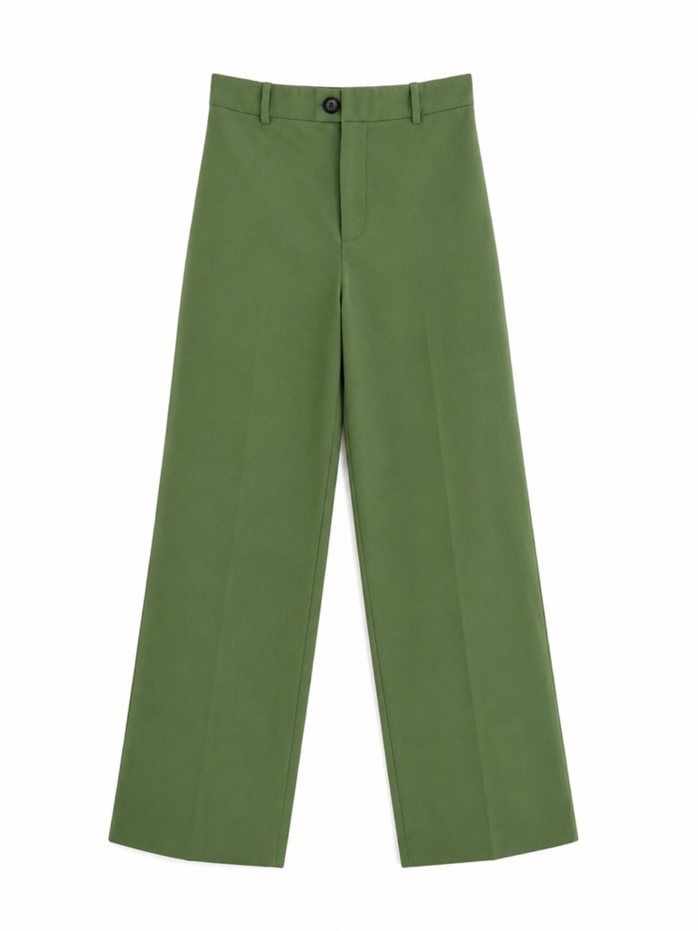 Zara Green High Waist Tailored Dress Pants 
S